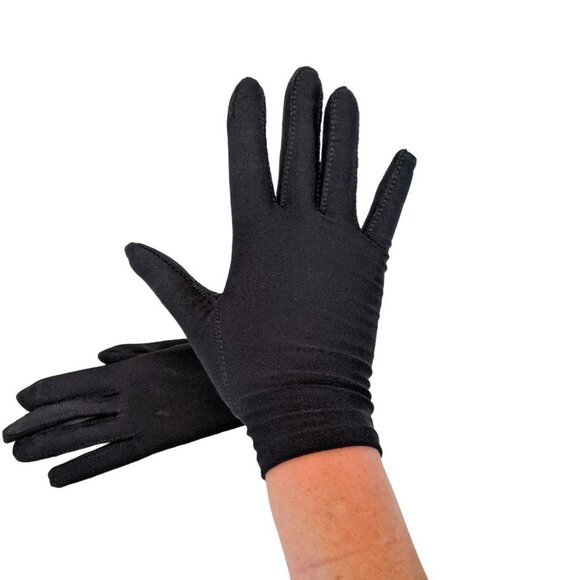 Vintage Bauer & Black Sleek Stretch Gloves 1990s Opera Classic Evenings Party - Picture 2 of 8